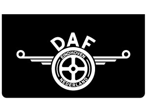 Schmutzfänger für DAF-Lkw 60 × 40 cm 