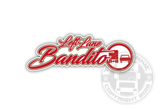 LEFT LANE BANDITO - FULL PRINT STICKER