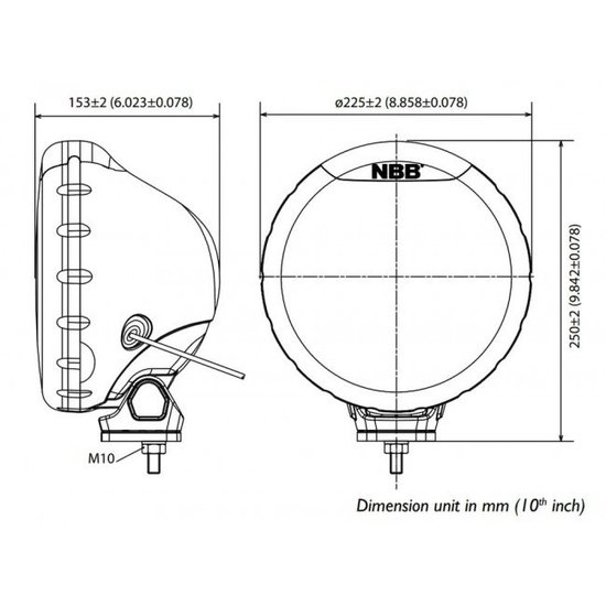 NBB 255 - LEDSON Xtreme FOCUS D2Y - SCHEINWERFER