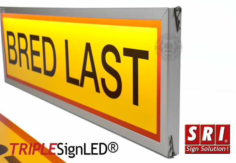 TripleSign&reg;  260 x 965 x 25 mm