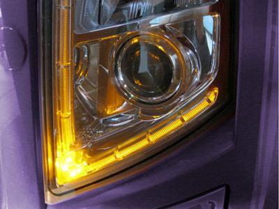 GELBE TAGESLICHT DIODE - GEEIGNET F&Uuml;R VOLVO FH / FM ab 2009