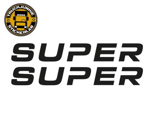 scania new super logo sticker