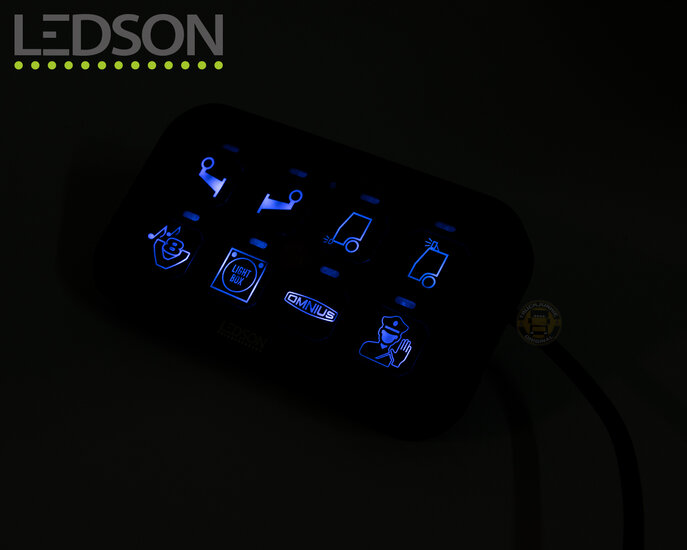 LEDSON COMMANDER GEN2 - 8 AUSG&Auml;NGE - BLUETOOTH / APP-STEUERUNG / RGB