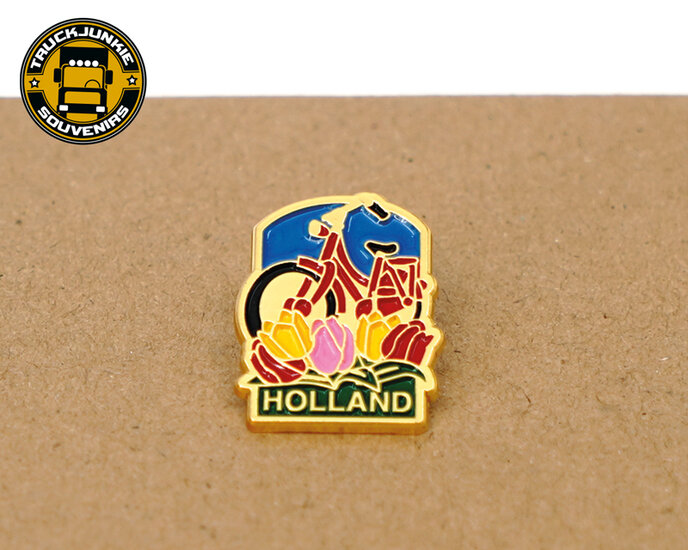 PIN - HOLLAND TULPEN FAHRRAD - GOLD