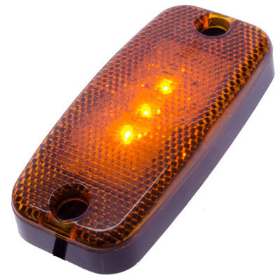 SEITENMARKIERUNGS LEUCHT 3 LED - ORANGE 9~36V