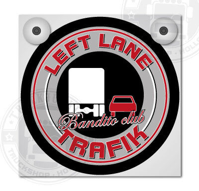 LEFT LANE TRAFIK - BANDITO CLUB  - LEUCHTKASTEN DELUXE - FRONTPLATTENSET