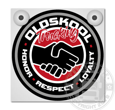 OLDSKOOL HANDSHAKE - LEUCHTKASTEN DELUXE - LOSE FRONTPLATTE