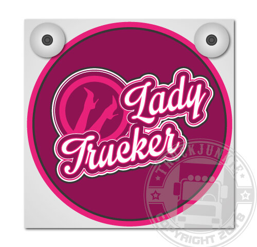 LADY TRUCKER - LEUCHTKASTEN DELUXE - FRONTPLATTENSET