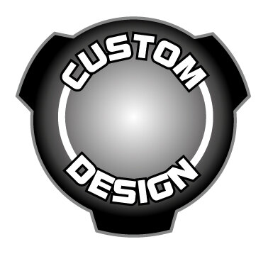 IHRE DESIGN- EMBLEM GEDRUCKT