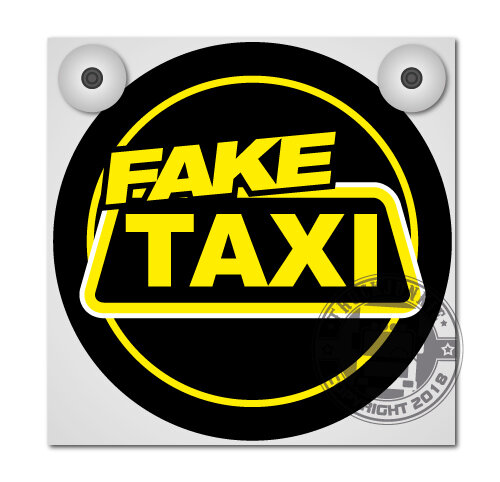 FAKE TAXI - LEUCHTKASTEN DELUXE - KOMPLETT