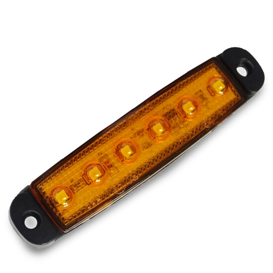 LEDSON ULTRA THIN MARKER LIGHT, ECE APPROVED, 12-24V Orange