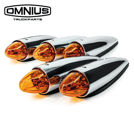 CRAZY DEAL 5X OMNIUS - TORPEDO LAMPE LED - ORANGE