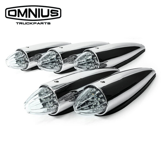 CRAZY DEAL 5X OMNIUS - TORPEDO LAMPE LED - WEISS