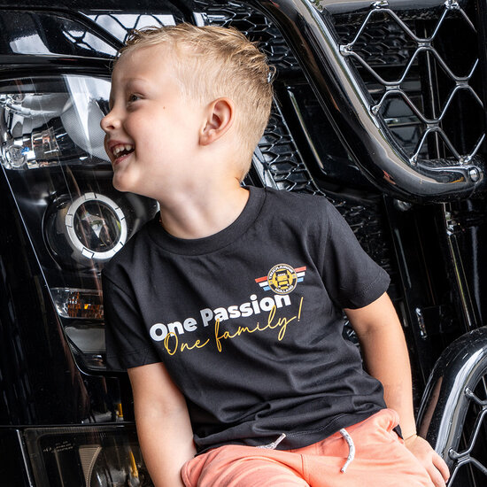 KIDS T-SHIRT TRUCKJUNKIE ONE PASSION ONE FAMILY