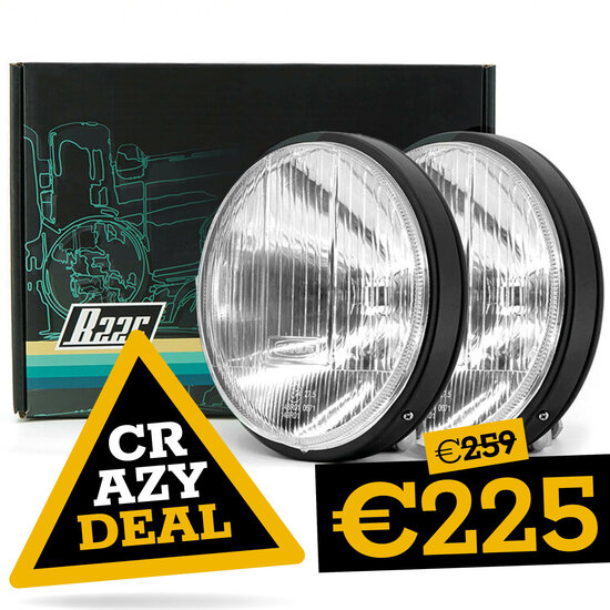 CRAZY DEAL 2x OMNIUS - RETROLINE B225 - HALOGEN SCHEINWERFER