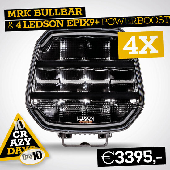 MRK BULLBAR MODEL X MIT 4X LEDSON EPIX9+ POWERBOOST