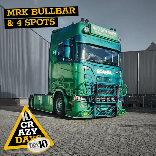 MRK BULLBAR MODEL X MIT 4X LEDSON EPIX9+ POWERBOOST