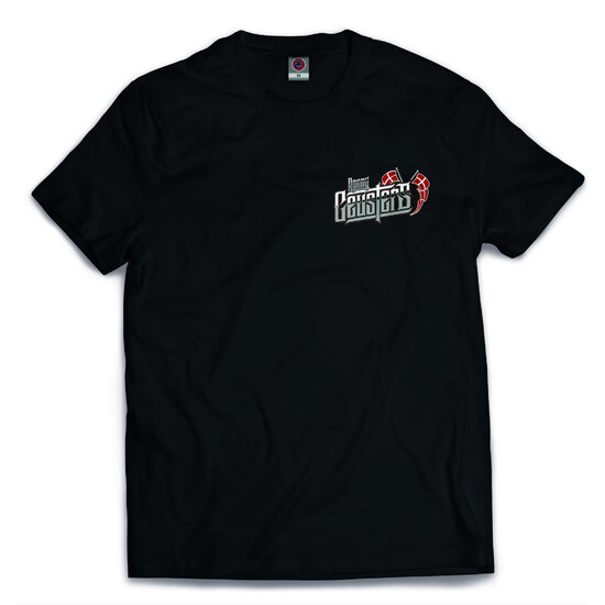 T-SHIRT - RONNY CEUSTERS | LAAKDAL - CHROME - SCHWARZ