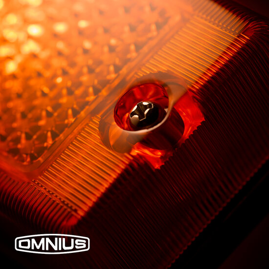 OMNIUS LED-SEITENMARKIERUNGSLEUCHTE &ndash; ORANGE LED / ORANGE LINSE