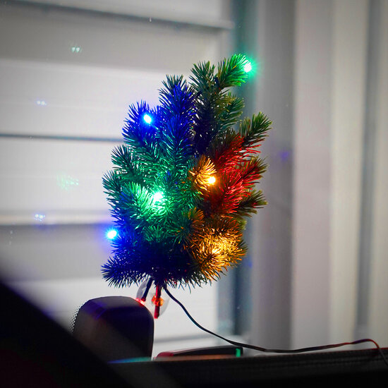 ALLRIDE MINI-WEIHNACHTSBAUM MIT LED - 18,5x15x10cm