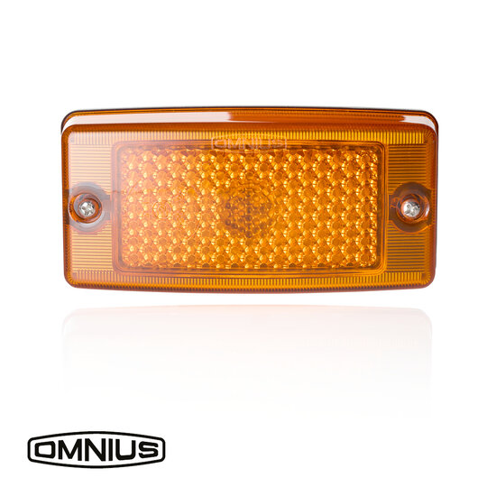 OMNIUS LED-SEITENMARKIERUNGSLEUCHTE &ndash; ORANGE LED / ORANGE LINSE