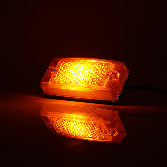 OMNIUS LED-SEITENMARKIERUNGSLEUCHTE &ndash; ORANGE LED / ORANGE LINSE