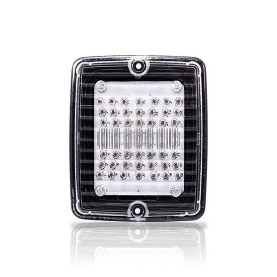 STROBE QUADRATISCHE LED &ndash; ORANGE &ndash; IZELED