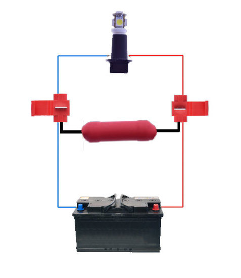 Leistungswiderstand 24V 5 Watt