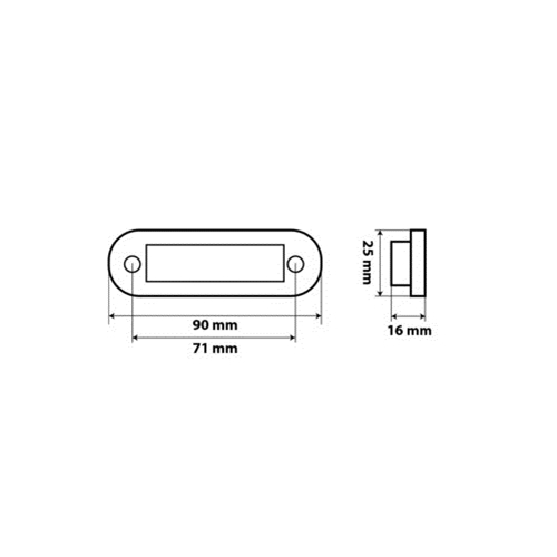 ORANGE - C2-98 LED SEITENMAREKRUNGLEUCHT 12-24V