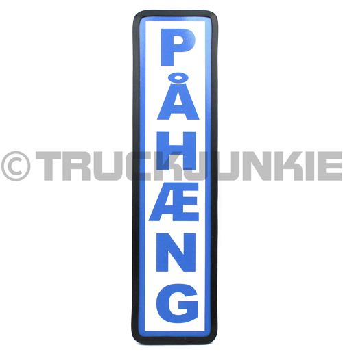 PAHAENG SCHILD BLAU - 40X10CM