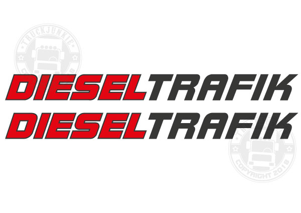 DIESEL TRAFIK STICKER TRUCKJUNKIE