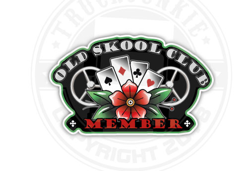 THE OLDSKOOL CLUB MEMBER STICKER 