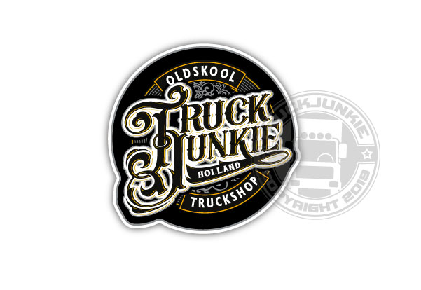 TJ TRUCKSHOP HOLLAND - OLDSKOOL - FULL PRINT AUFKLEBER