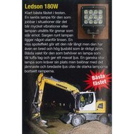 LEDSON - Proteus - HEAVY DUTY ARBEITSLAMPE 180W 