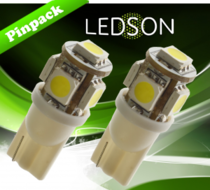 LED xenon 5xSMD W5W 