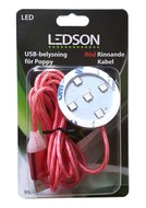 LEDSON - &quot;RUNNING&quot; POPPY LED - ROT - USB