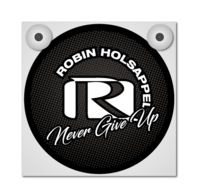 ROBIN HOLSAPPEL - NEVER GIVE UP - LEUCHTKASTEN DELUXE - LOSE FRONTPLATTE