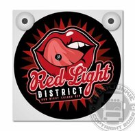 RED LIPS - REDLIGHT DISTRICT - LEUCHTKASTEN DELUXE - FRONTPLATTENSET