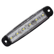 LEDSON ULTRA DUN MARKEERLICHT, ECE GOEDGEKEURD, 12-24V WIT