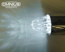 CRAZY DEAL 2X OMNIUS - TORPEDO LAMPE LED - WEISS