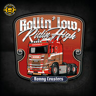 ROLLIN&#039; LOW RONNY CEUSTERS - FULL PRINT AUFKLEBER