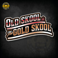 OLD SKOOL IS THE GOLD SKOOL - FULL PRINT AUFKLEBER