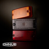 OMNIUS LED-SEITENMARKIERUNGSLEUCHTE &ndash; ORANGE LED / ORANGE LINSE