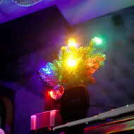 ALLRIDE MINI-WEIHNACHTSBAUM MIT LED UND CLOG