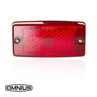 OMNIUS LED-SEITENMARKIERUNGSLEUCHTE &ndash; LED ROT / LINSE ROT