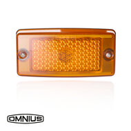 OMNIUS LED-SEITENMARKIERUNGSLEUCHTE &ndash; ORANGE LED / ORANGE LINSE