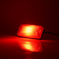 OMNIUS LED-SEITENMARKIERUNGSLEUCHTE &ndash; LED ROT / LINSE ROT