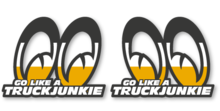 SCHEIBE AUFKLEBER - GO LIKE A TRUCKJUNKIE