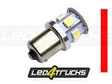 BA15S 24VOLT VRACHTWAGEN LED ROOD