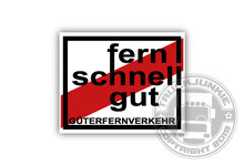 FERN SCHNELL GUT STICKER